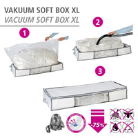 Vakuum Soft Unterbett-Box, bis zu 75 % Platzersparnis
