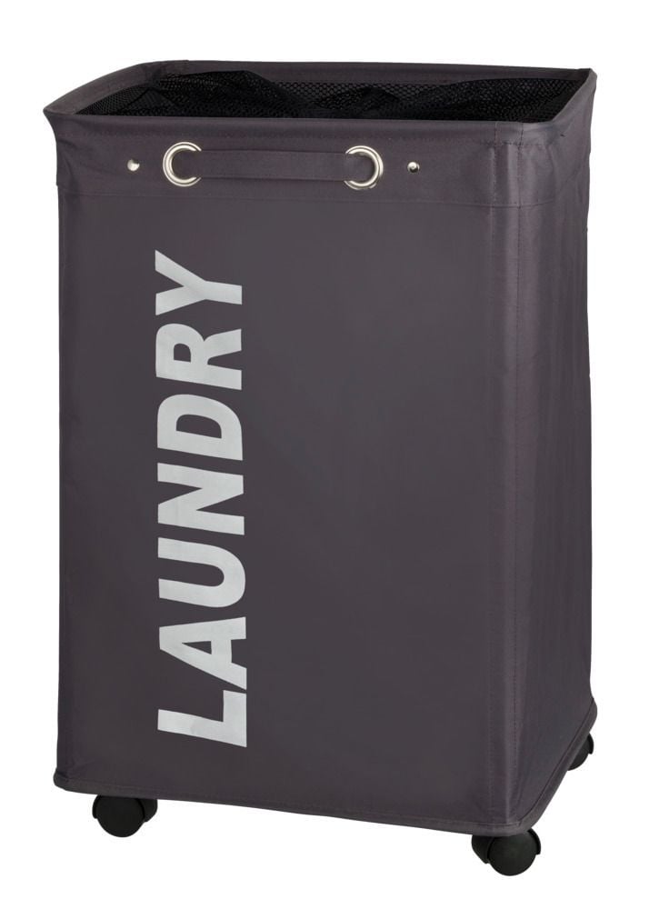 Wäschesammler Mod. Quadro Grau, Fassungsvermögen: 79 Liter
