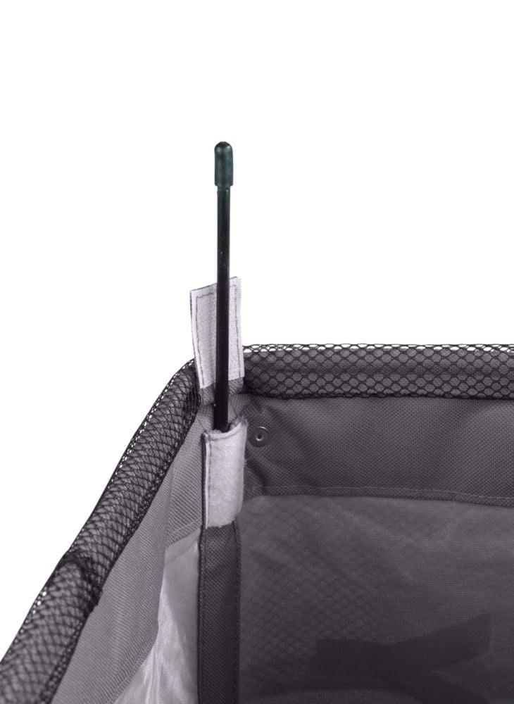 Wäschesammler Mod. Quadro Grau, Fassungsvermögen: 79 Liter