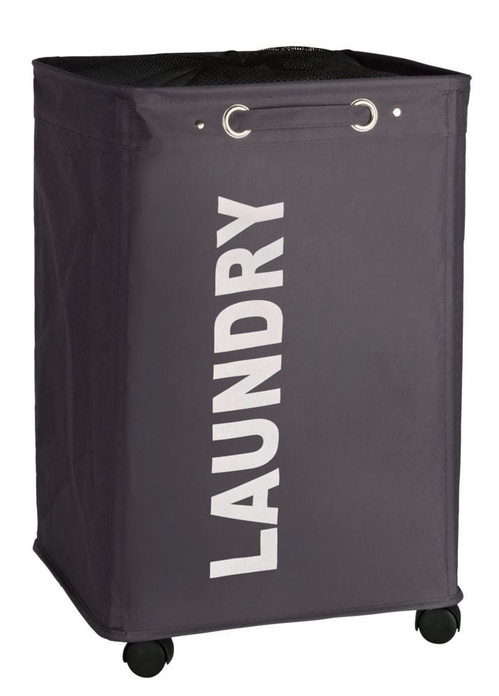 Wäschesammler Mod. Quadro Grau, Fassungsvermögen: 79 Liter