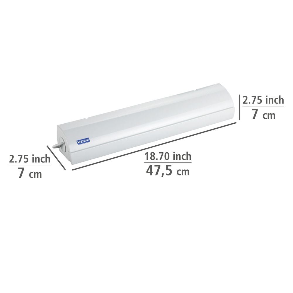 Wand-Wäscheleinen, stufenlos ausziehbar