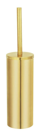 WC-Garnitur geschlossene Form Mod. Orea Gold matt, aus rostfreiem Edelstahl