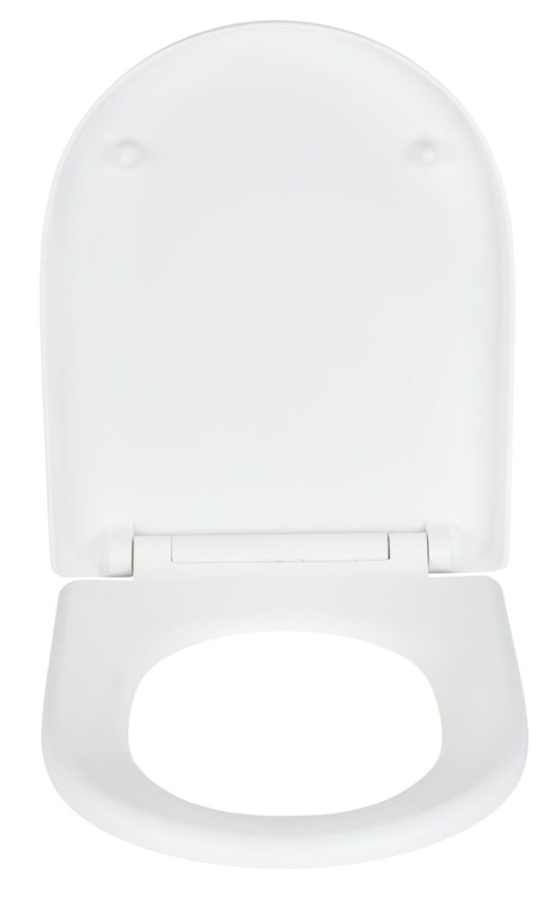 WC-Sitz Exclusive Nr. 3 Weiß Matt, aus antibakteriellem Duroplast