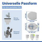 WC Sitz Mod. Bambus, Toilettensitz aus Bambus