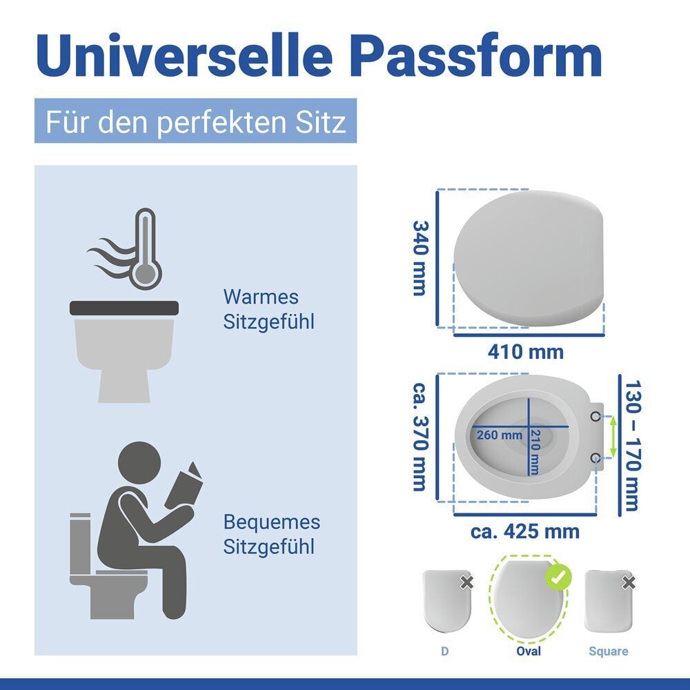 WC Sitz Mod. Bambus, Toilettensitz aus Bambus