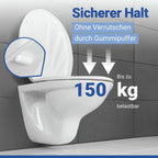 WC Sitz Mod. Muschel, Toilettendeckel mit Absenkautomatik