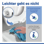 WC Sitz Mod. Muschel, Toilettendeckel mit Absenkautomatik