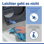 WC Sitz Mod. Samos Grau, Toilettendeckel mit Absenkautomatik