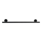 WENKO Badetuchstange Uno 60 cm Schwarz matt BosioBlack Schrauben Wandserien - Bad