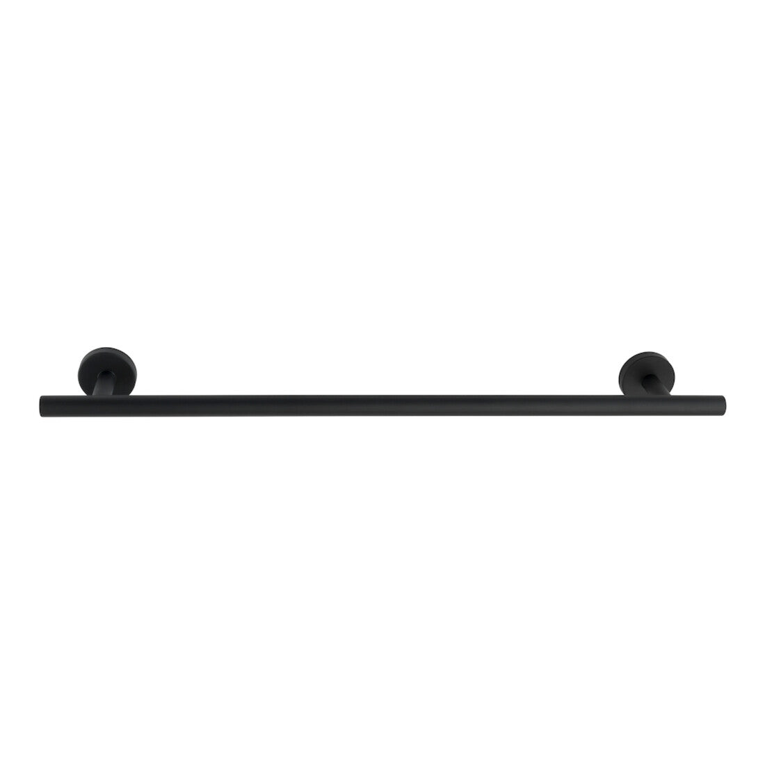 WENKO Badetuchstange Uno 60 cm Schwarz matt BosioBlack Schrauben Wandserien - Bad